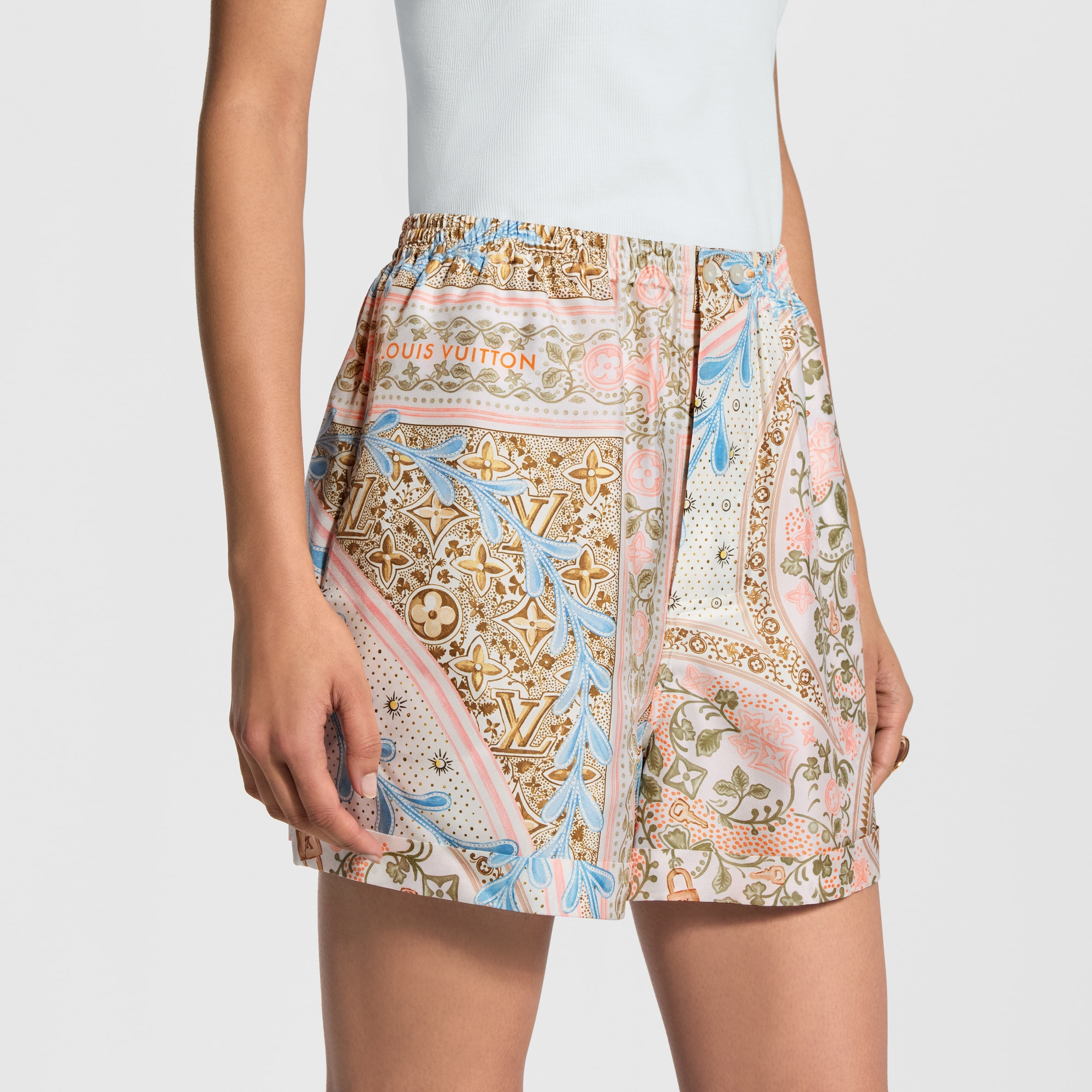 Flower Foulard Boxer Shorts - Women - Ready-to-Wear | LOUIS VUITTON ®